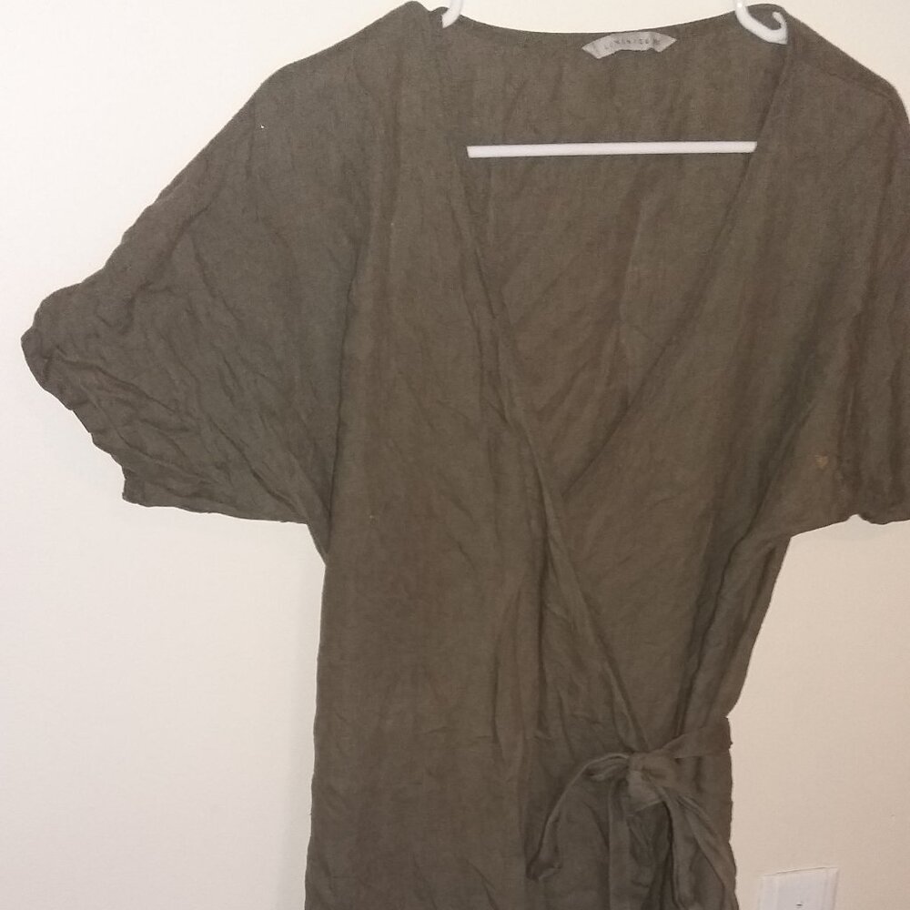 Linenfox Mimosa Wrap dress